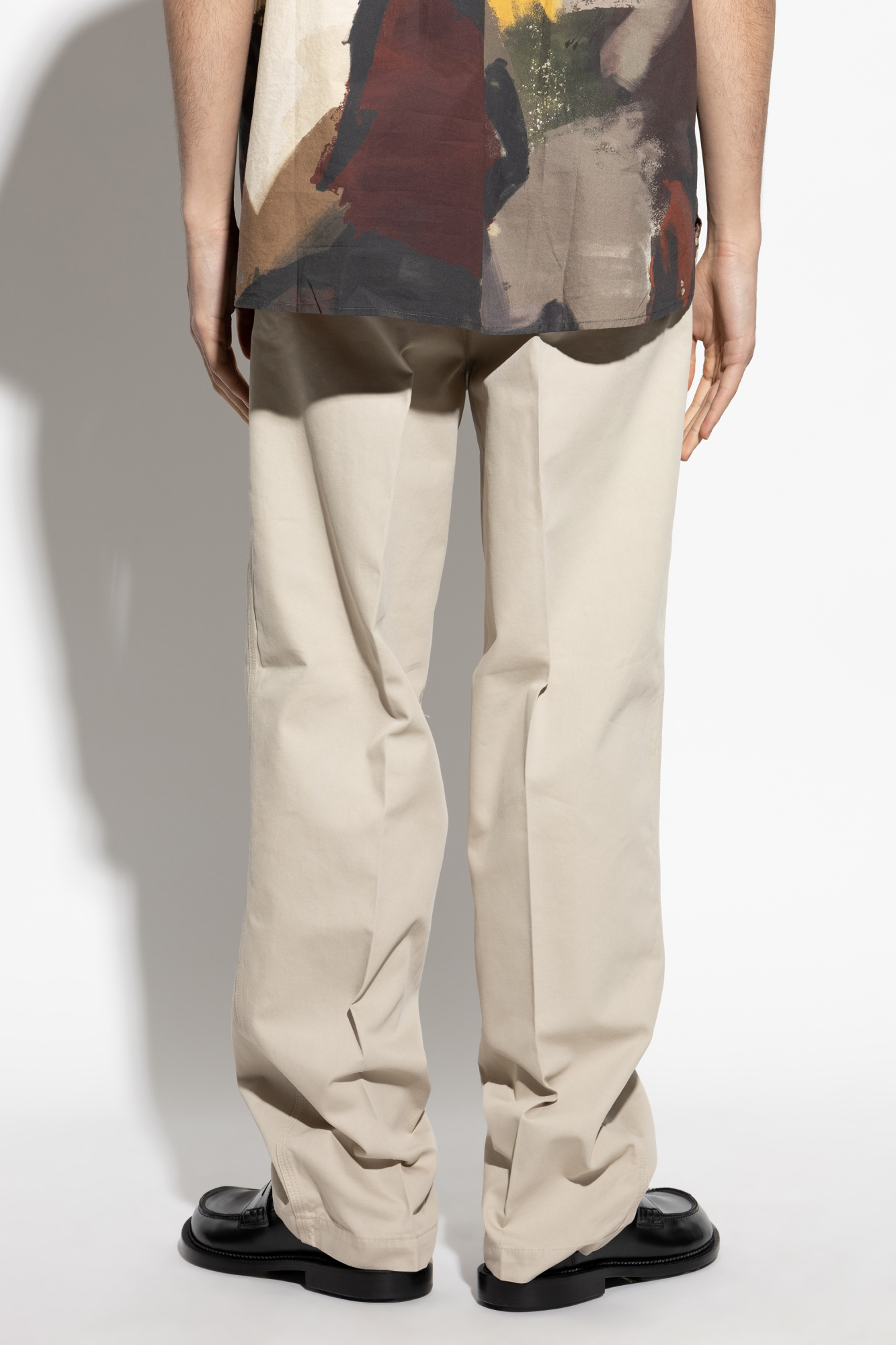 Beige Trousers with logo JW Anderson - Vitkac AS